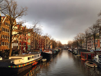 Canal along buildings