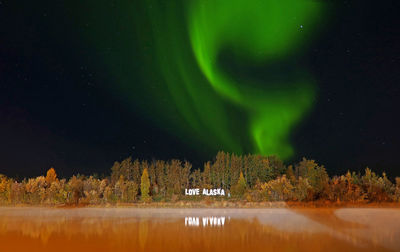 Northern light in alaska