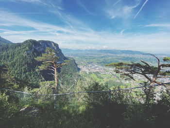 Scenic view of landscape against sky