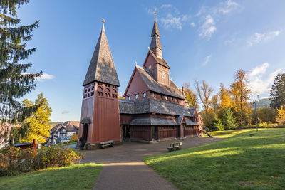 Temple against sky