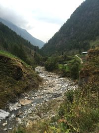 River passing through a valley