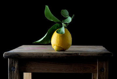 Close-up of fruit on table