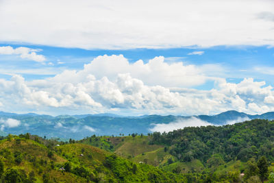 Scenic view of landscape against sky