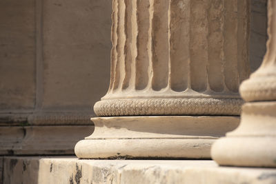 Close-up of stone wall