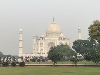 View of historical building against clear sky