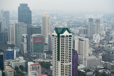 Skyscrapers in city