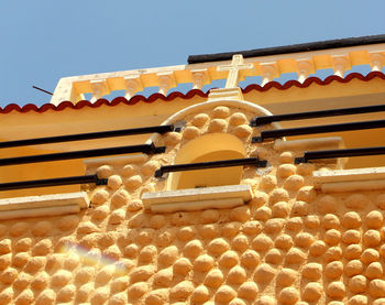 Low angle view of building against sky