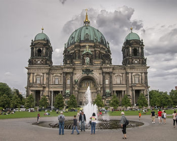 Berlin cathedral front side view