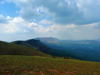 Scenic view of landscape against sky