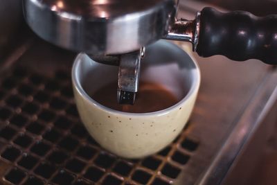 Close-up of coffee cup