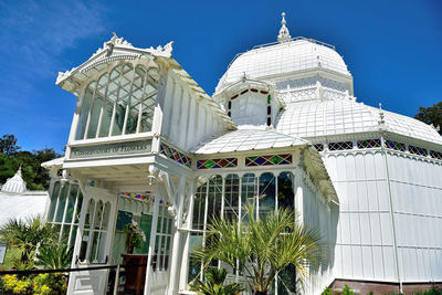 Low angle view of temple