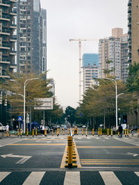 View of city street