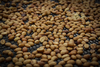 Full frame shot of coffee beans