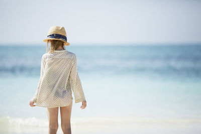 Girl on beach