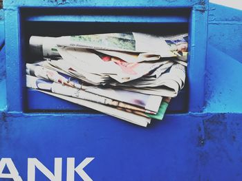 View of multi colored wall