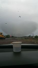 Reflection of clouds in water