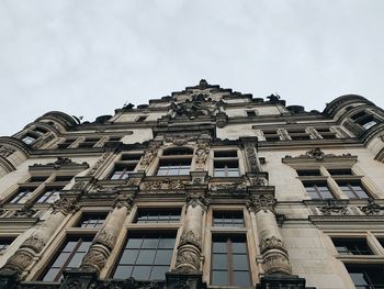 Low angle view of historical building against sky