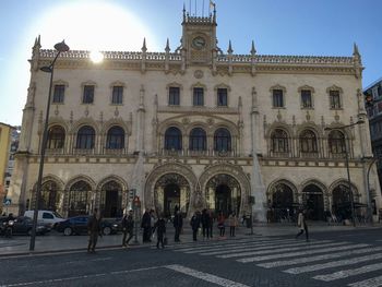 Facade of building