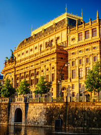 Low angle view of historical building against sky