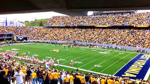 Group of people in stadium