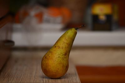 Close-up of fruit on table