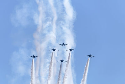 Blue impulse formation flight