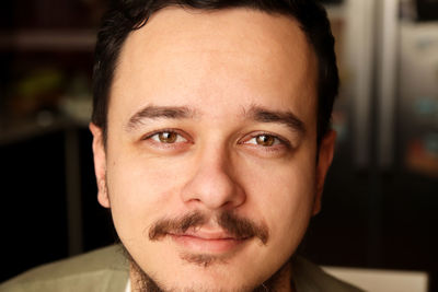 Close-up portrait of young man
