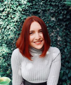 Portrait of a smiling young woman