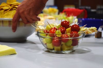 Close-up of fruits in bowl