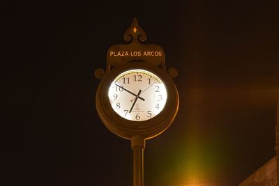 Low angle view of clock tower