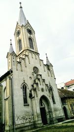 Low angle view of a church