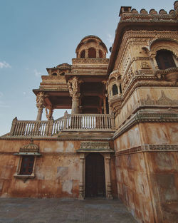 Low angle view of a temple