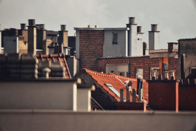 Residential buildings in city