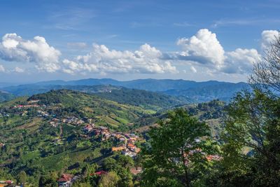 Scenic view of landscape against sky