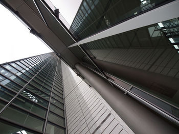 Low angle view of modern building