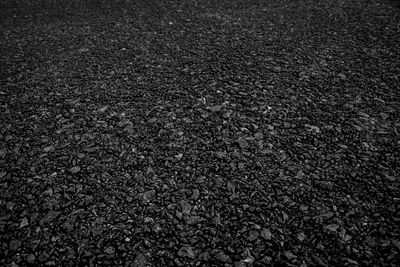 Full frame shot of road on field