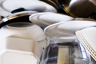 Close-up of objects in container