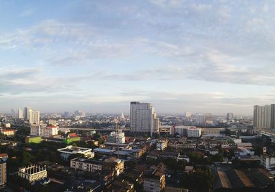 Cityscape against sky