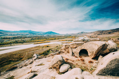 Scenic view of landscape against sky