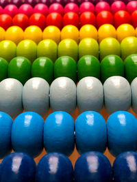Full frame shot of multi colored balloons