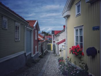 Houses against sky