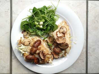 Close-up of food in plate