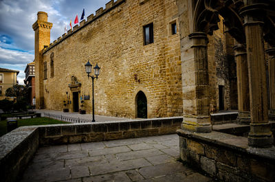 Spanish tourist destination, olite. navarra region