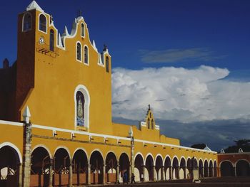 Low angle view of historical building