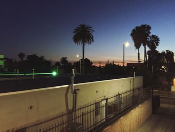 Street light at night