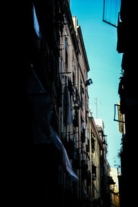 Low angle view of buildings against sky