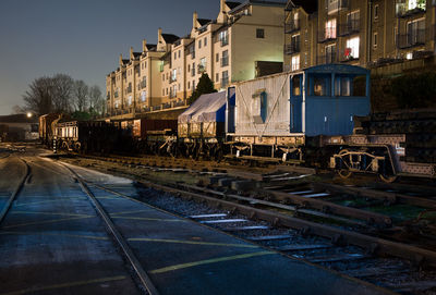 View of railroad track