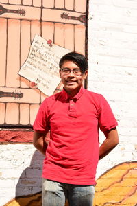 Portrait of a smiling young man