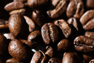 Full frame shot of coffee beans