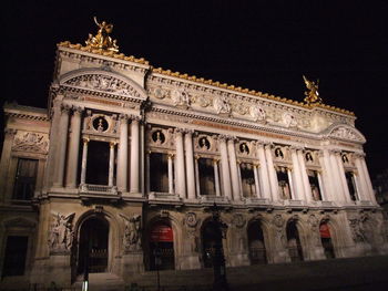 Low angle view of historical building